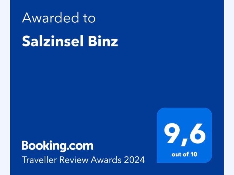 Salzinsel Binz 아파트 외부 사진